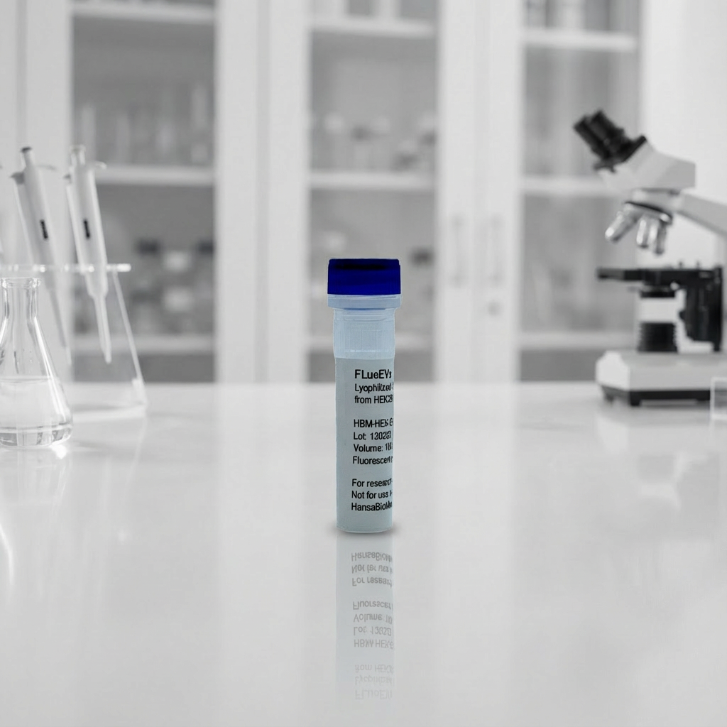 Fluorescent EVs from HEK293 cells (CD63-EGFP) (100µL vial)